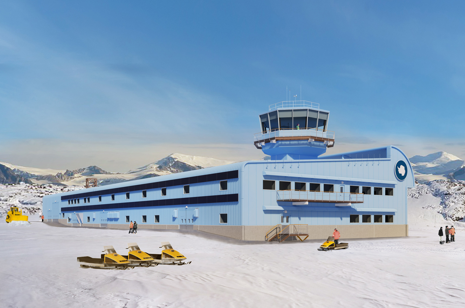 Antarctic research centre exterior