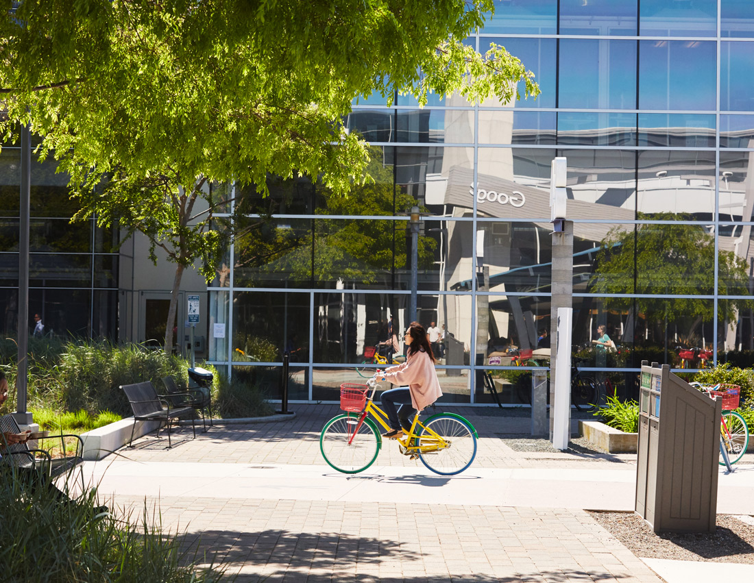 Outside Google offices