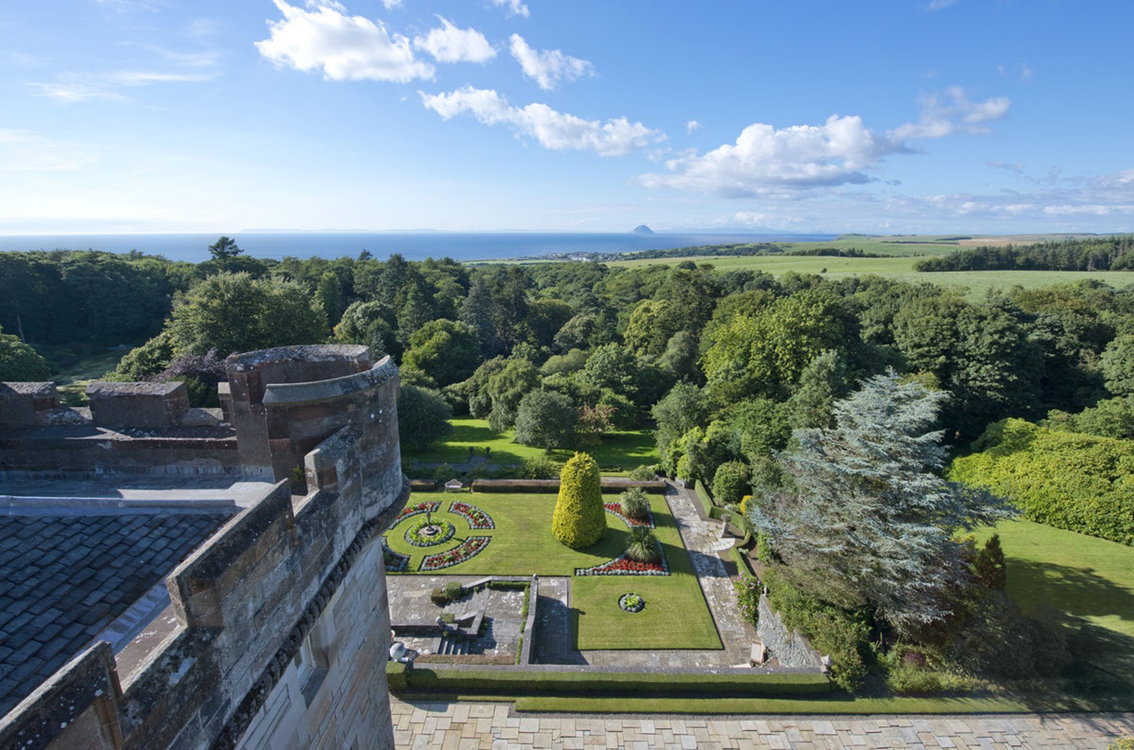 View from Glenapp Castle