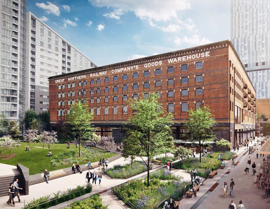 Great Northern Warehouse exterior CGI